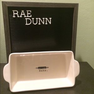 Rae Dunn rolling pin icon bread loaf pan new ✨